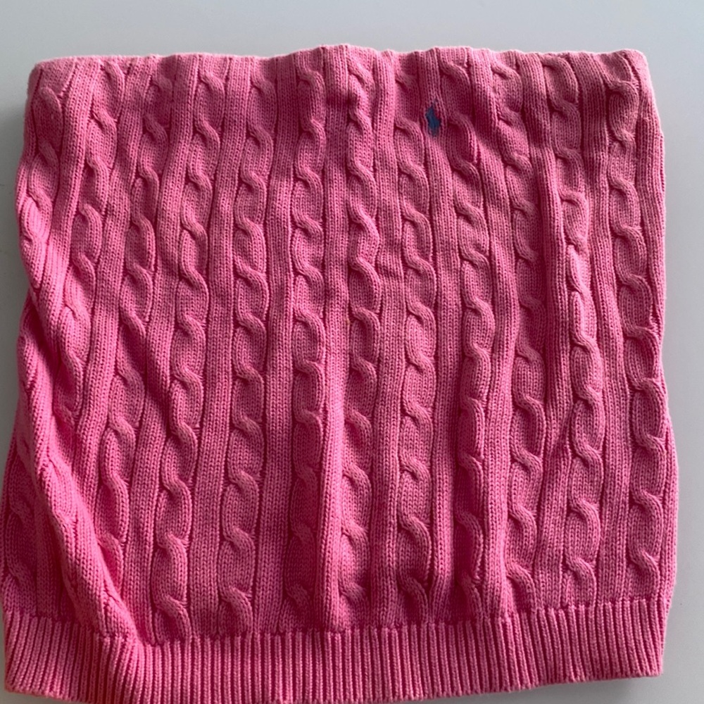 Worn once; light pink polo vintage